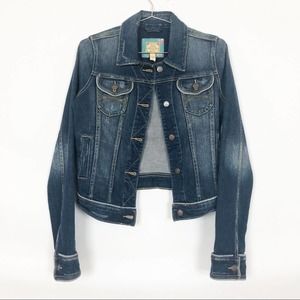 Vintage Abercrombie & Fitch‎ Distressed Jean Jacket